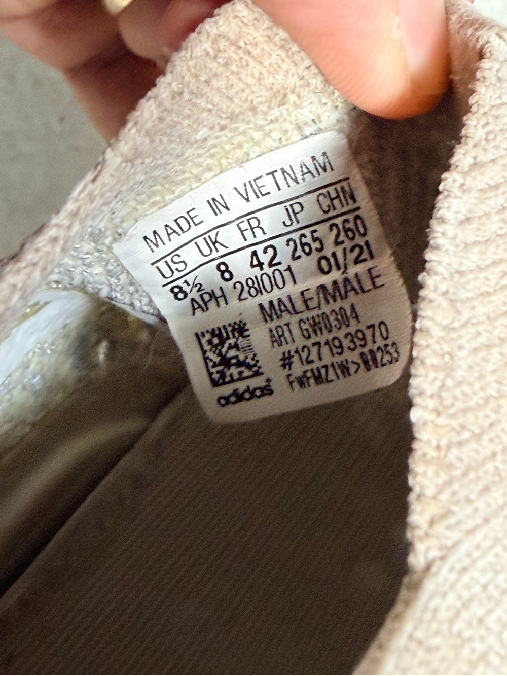 Adidas Yeezy Boost 380 Alien Blue Reflective Sneakers Shoes Men's Size 8.5M - Picture 8 of 10